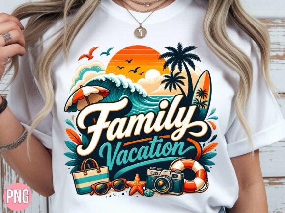 Download Summer Family Vacation PNG Tshirt - Family vacation Collection