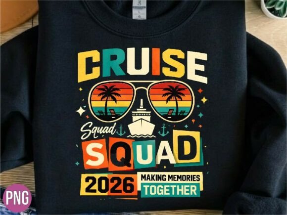 Download Cruise Squad 2026 Family Vacation PNG - Premium Resources