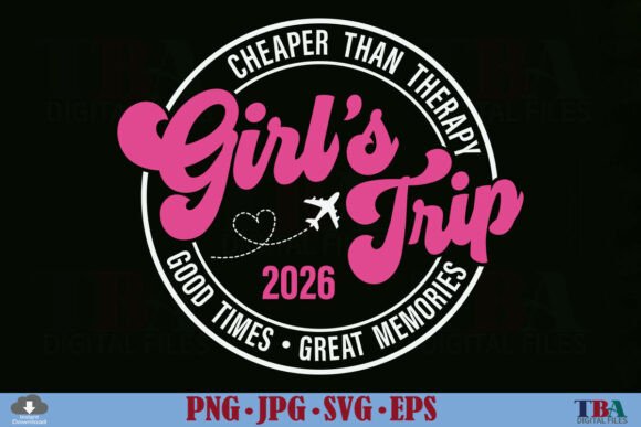 Download Girls Trip 2026 PNG, Family Vacation SVG - Family vacation Collection