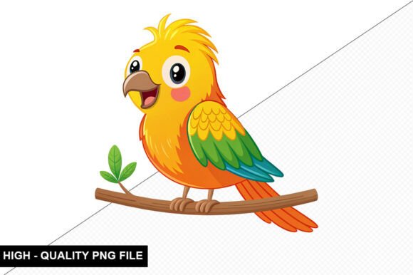 Download Funny Tropical Bird Clipart Design - Premium Resources