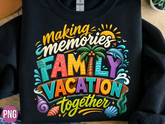 Download Family Vacation Memories PNG Tshirt - Family vacation Collection