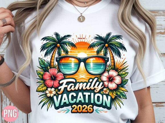 Download Family Vacation 2026 Tropical Summer PNG - Family vacation Collection