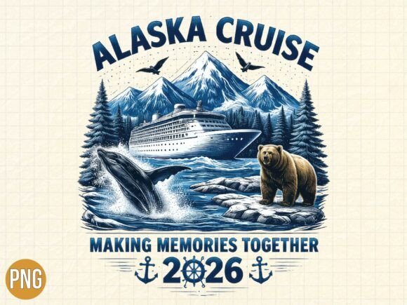 Download Alaska Cruise Family Trip 2026 Shirt PNG - Premium Resources