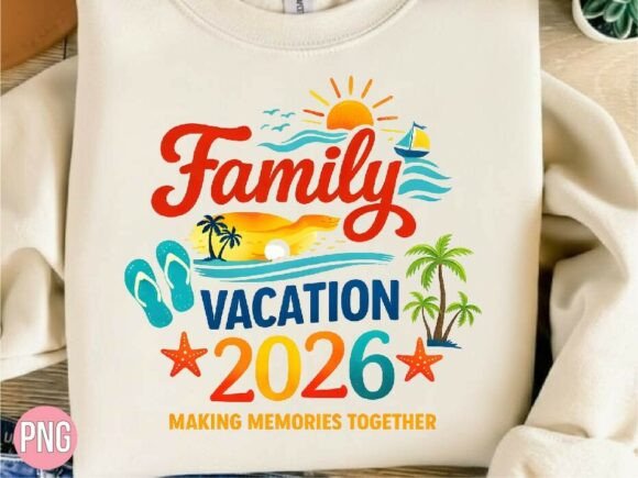Download Family Vacation 2026 Beach Shirt PNG - Family vacation Collection